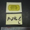 P-246L EDISON DECAL: Patent Dates