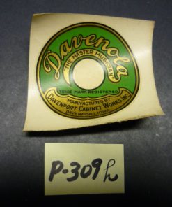 P-309h Reproducer Interior ID Paper "Davenola"