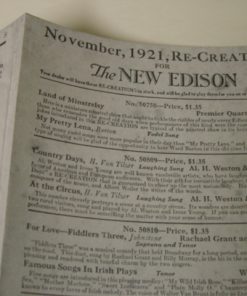 L-200 Nov. 1921 Re-Creations booklet