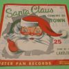 D-287 CHRISTMAS. Santa Claus is Coming to Town record jacket