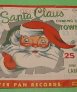D-287 CHRISTMAS. Santa Claus is Coming to Town record jacket