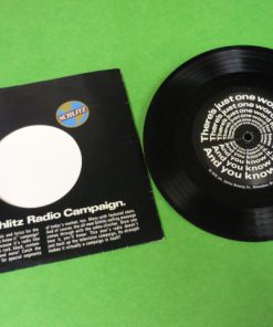 D-328 1976 Schlitz Radio Campaign Record and Cover