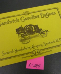 L-295 "Sandwich Gasoline Engines"
