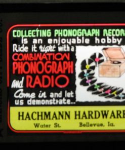 M-266 Advertising Slide for 1920's Projector
