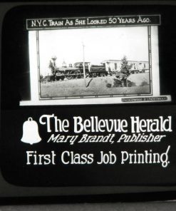 M-264 Advertising Slide for 1920's Projector