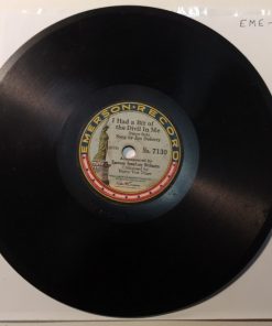 EME-7130 EMERSON RECORD: "I Had A Bit Of The Devil In Me"