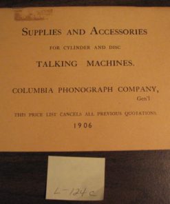 L-124c  Columbia SUPPLIES AND ACCESSORIES Catalog