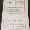 L-133 COLUMBIA RECORDS listing catalog