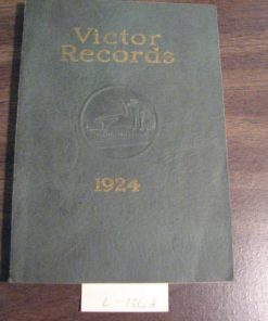 L-136d  VICTOR RECORDS Catalog, 1924