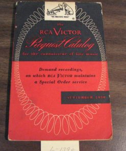 L-139c  "The RCA Victor Request Catalog", September 1950