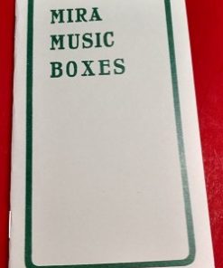 L-393 MIRA MUSIC BOXES 20-page booklet