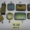 M-240 "Antique" Medicine Tins, Choice!