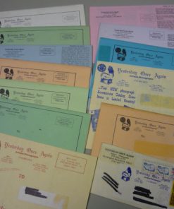 L-355 Back Issues of YESTERDAY ONCE AGAIN catalogs