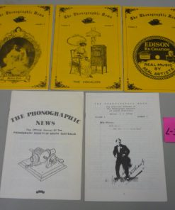 L-360 Back Issues of THE PHONOGRAPHIC NEWS (Australia)