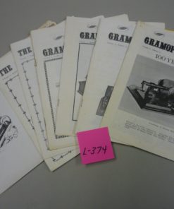 L-374 Back Issues of THE GRAMOPHONE NEWS