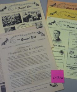 L-376  Back Issues of THE SOUND BOX
