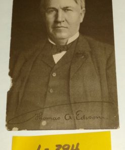 L-394 EDISON Advertising Card