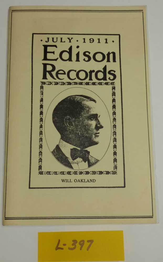 L-397 Edison 4-min Black Wax Cylinder Records catalogue - Phonographs.org