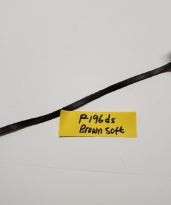 P-196ds Leather Belting for phonograph motors. BROWN, soft