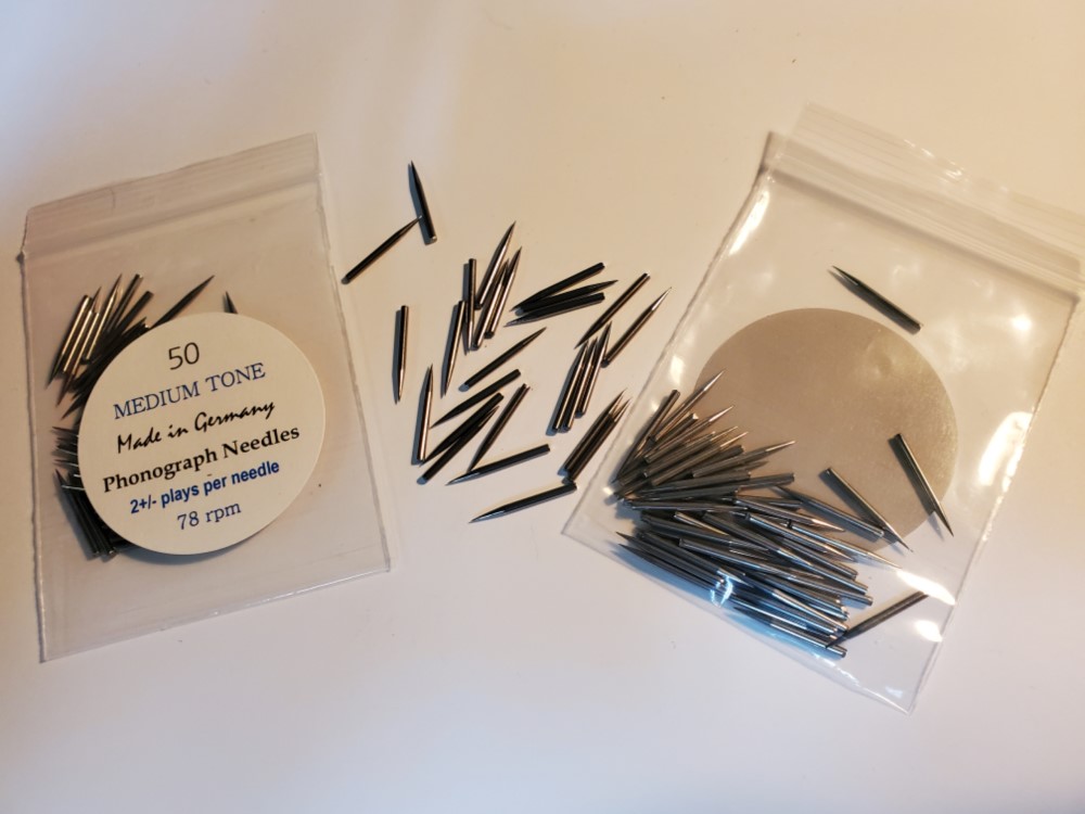 100 trailer needles for use on worn records or fimophone etc 