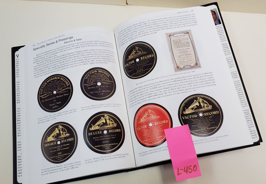 L-450 Collector's Guide to Victor Records (Hard-cover edition) - Image 3