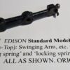 P-321  EDISON Standard Model A (Square-Top): Swinging Arm, etc